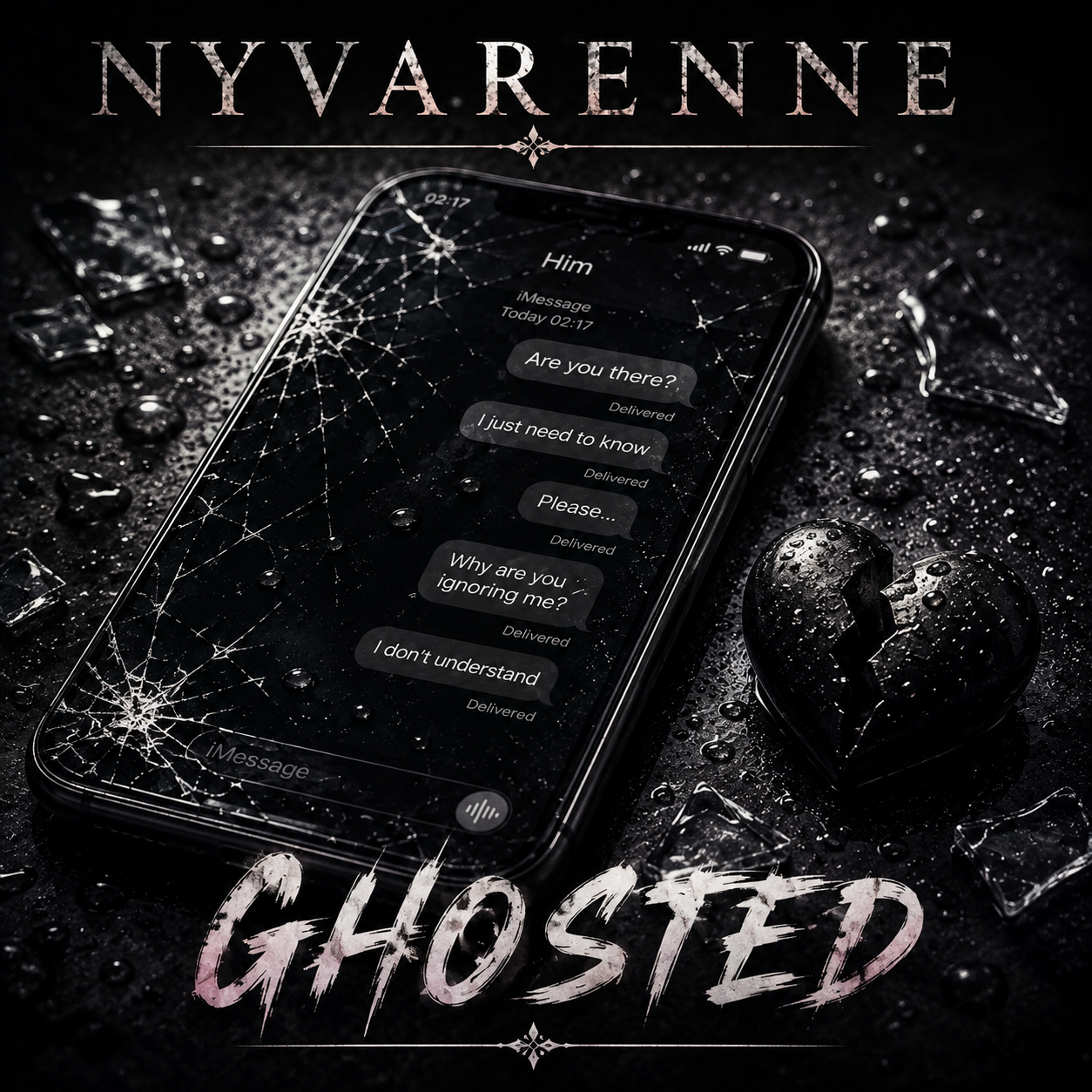 Ghosted single cover by Nyvarenne